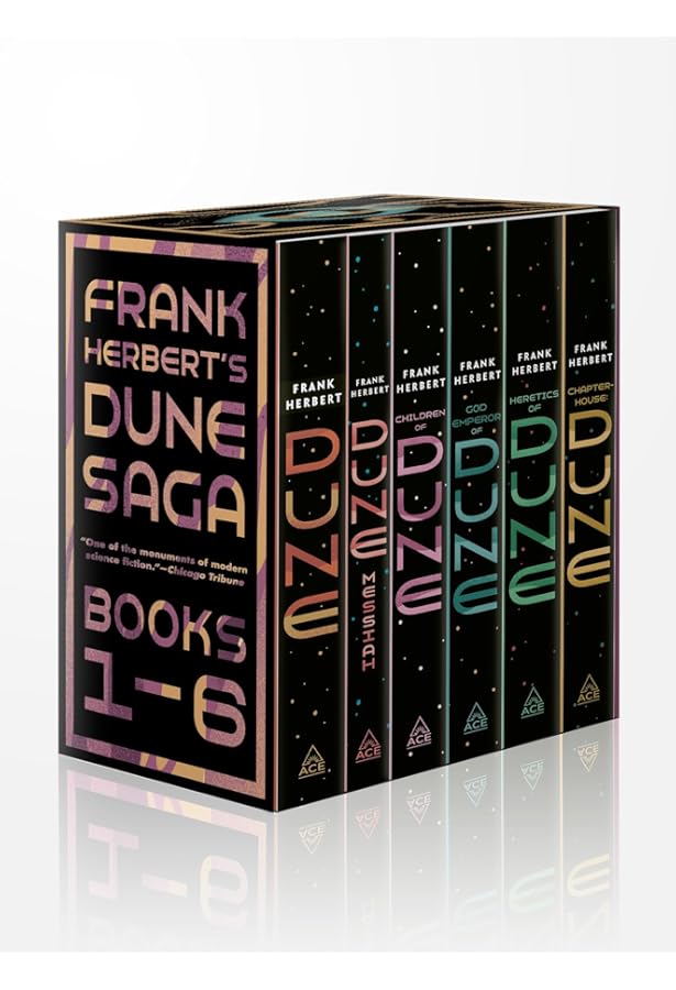 Amazon | Frank Herbert's Dune Saga 3-Book Deluxe Hardcover