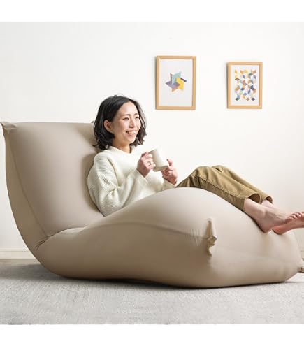 Amazon.co.jp: フレックス販売 ビーズクッション 日本製 ビッグ