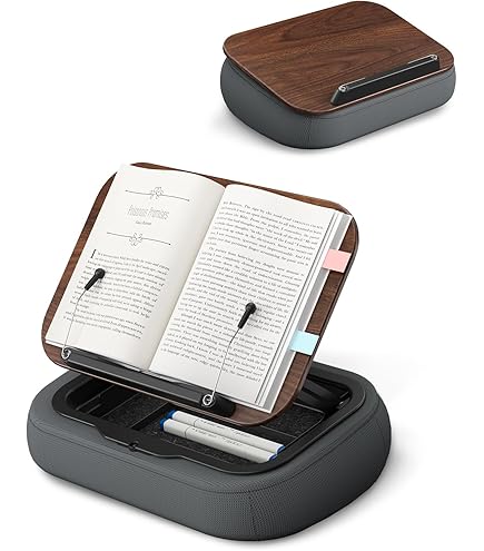 ⭐︎Book Couch ブックホルダー グレー　タブレットホルダークッション Amazon.co.jp: Book Couch iPad Stand | タブレットスタンド | ブック