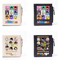 Amazon.co.jp: スノーマン グッズ 財布 二つ折り財布 本革 男女