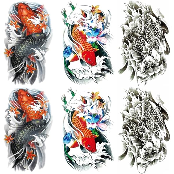 Amazon.co.jp: Yesallwas タトゥーシール 般若 お面 ひょっとこ