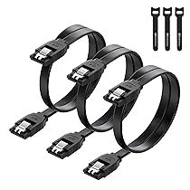 Amazon | Cable Matters 3本セッ 6Gbps SATA ケーブル - 45cm