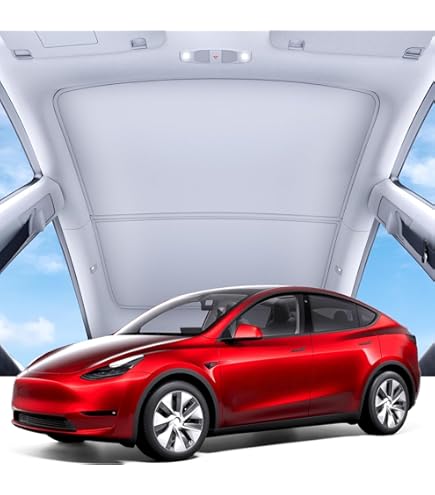 Amazon.co.jp: Tesla Model Y サンシェード 屋根 垂れ下がらない