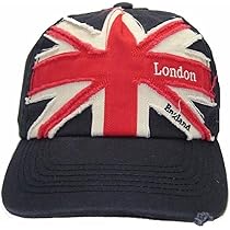 Amazon メンズ ユニオンジャック London イギリス ファッションキャップ 男性用 ワンサイズ ネイビー 赤 キャップ 通販