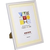 Amazon.co.jp: ナカバヤシ ツートン フォトフレーム A4・B5