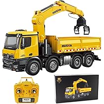 1/14サイズ　8輪ダンプカーラジコン　HUINA1536　メタル部品搭載 楽天市場】Huina Toys 1536 1/14 2.4GHz 12Ch RTR 4軸 8輪