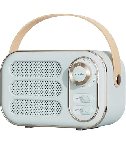 Amazon.co.jp: 可愛い レトロ Bluetoothスピーカー つまみ型ボリューム