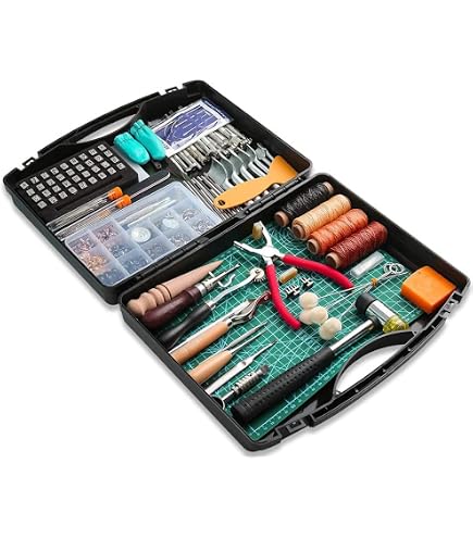 レザークラフトツールセット Amazon.co.jp: FifthQuarter Leather Tooling Kit: 58 Pcs Essential