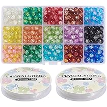 Amazon.co.jp: HappyHome ビーズ 手芸 ガラスビーズ アクセサリー