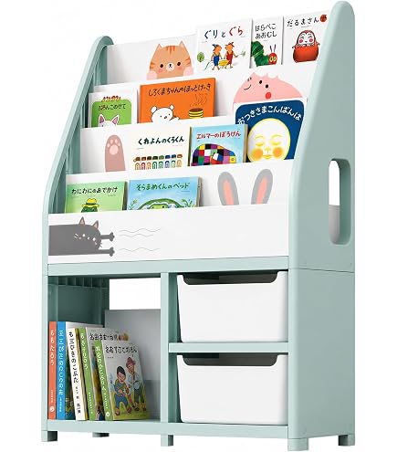 Amazon.co.jp: ニトリ(NITORI) キッズ絵本ラック セルフル S ホワイト 