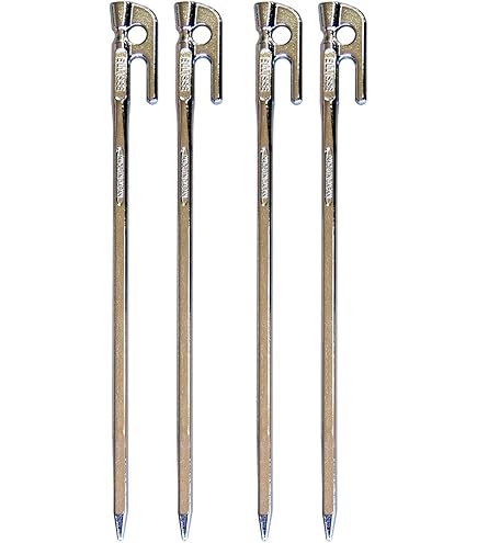 Amazon | エリッゼ(ELLISSE) 鍛造ペグ エリッゼステーク 28cm クローム