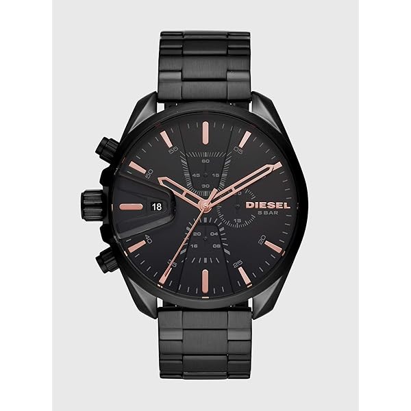 Amazon.co.jp: Diesel Men's Chrono DZ4484 Silver Sterling Quartz