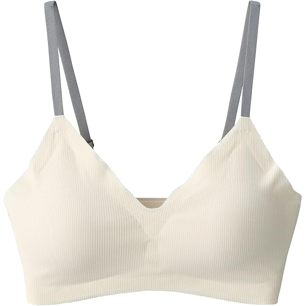 Amazon | 無印良品 婦人 肌あたりがやさしいリブブラジャー