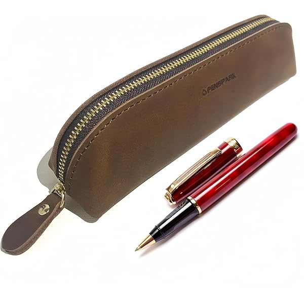 ぐしぐし手縫い＊ ハラコとキャメルな革のシンプルペンケース18年購入