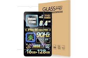 For ALLDOCUBE iPlay 80 Mini Pro/70 Mini Pro/BNCF Bpad T1 フィルム タブレット 8.4インチ iPlay 80 Mini Pro Android 16 対応 強化ガラス 高感度タッチ 高透過率 硬度9H 指紋防止 Greerass 気泡防止 撥水撥油 耐衝撃 貼り付け簡単 液晶保護 超薄飛散防止