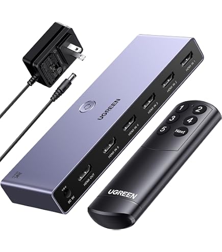 Amazon | HDMI 2.1 切替器 7入力1出力 8K@60Hz対応 4K@144Hz 4K@120Hz