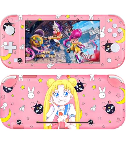 Amazon.co.jp: Nintendo Switch lite用 アニメ スキンシール フィルム