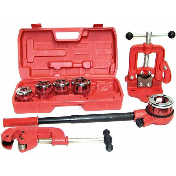 Goplus? Ratchet Pipe Threader Kit 
