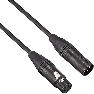 CANARE XLRケーブル マイクケーブル ノイトリックコネクター 黒色 1.5m EC015-B/黒