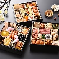 おせち 2019 銀座花蝶監修 和洋おせち「優雅」6.5寸三段重 38品目 3～4人前