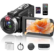 新品　ビデオカメラ4K動画4400万画像数YouTubeカメラ ウェブカメラ Amazon | ビデオカメラ4K動画4400万画像数YouTubeカメラ ウェブ