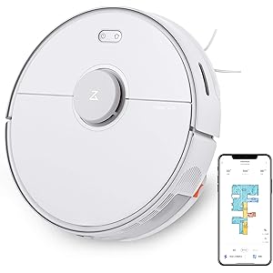 ロボロック(Roborock) S5 Max 白 ロボット掃除機 水拭き対応 スマホ バーチャルウォール アプリ水量調整…