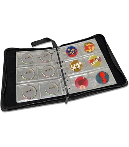 純銀　バッジ 専用ケース付き Amazon.co.jp: RILIHII【20枚／セット 】57mm 缶バッジ 収納 缶