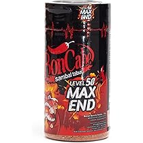 インドネシア BON チリ激辛唐辛子レベル50マックス・エンド (150袋)