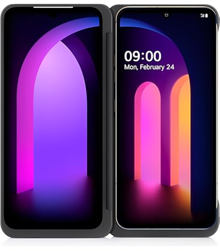 Amazon.co.jp: UrbanX デュアルスクリーンケース V60 ThinQ 5G対応