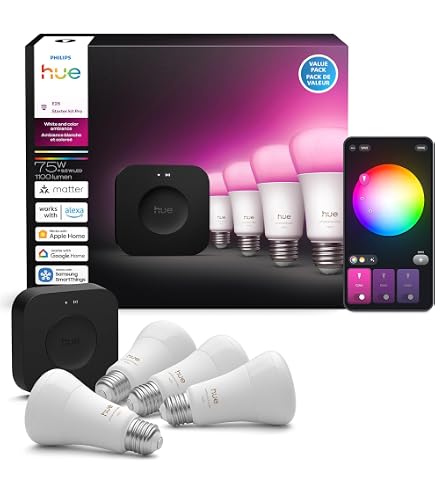 Amazon.co.jp : Philips Hue A19 スマートLED電球 ホワイト&カラー