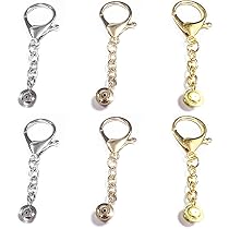 Amazon.co.jp: Dorasu バッジ パーツ 3色6個セット 缶キーホルダー