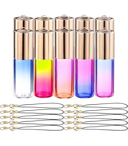 ★ロールオンボトル 7ml ローラーボトル ガラス瓶 精油 香水 小分け 8本 Amazon.co.jp: LALAFINA 詰め替え可能ガラスロールオンボトル 0.07