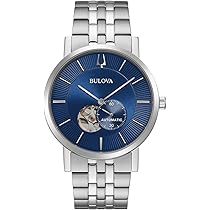 Amazon | Bulova メンズクラシックドレス3針21ジュエル自動時計、42  
