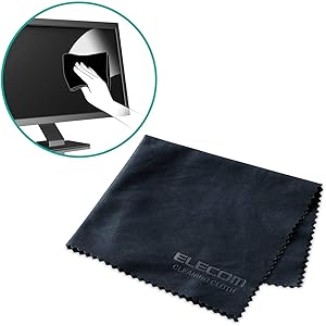 エレコム クリーニングクロス ブラック KCT-009BK