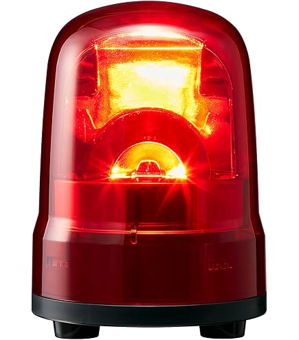 Amazon.co.jp: パトライト/PATLITE 小型回転灯 SKH-12EA-B DC12V φ100 