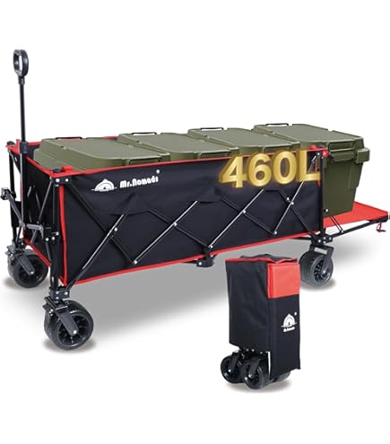 【MR. NOMADS】 キャリーワゴン 460L 耐荷重220kg MR. NOMADS】 キャリーワゴン 460L 耐荷重220kg