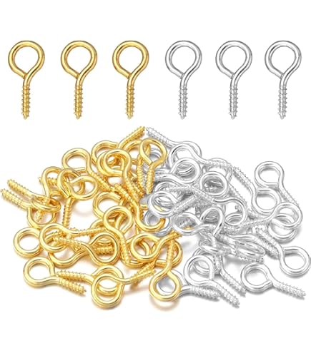 Amazon.co.jp: Shapenty ミニメタルフープ ペグスクリューアイ