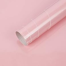 Amazon Sumistick リメイクシート ピンク ラメ入り 厚手 かわいい 40cmx5ｍ 壁紙シール ピンク 光沢あり 姫系 はがせる壁紙 ピンク 子ども部屋 Diy壁紙 幼稚園 のりつき壁紙 ドッレサー 女子の部屋 カッティングシートピンク チェスト 模様替え キッチン 防水 防カビ 防
