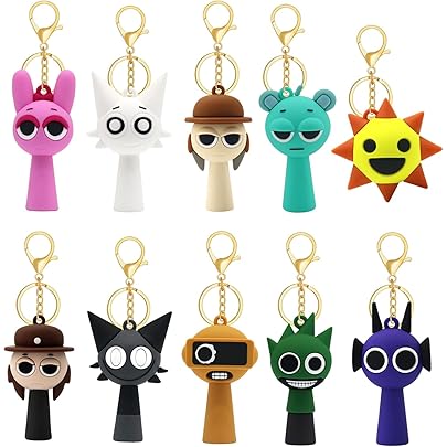 Amazon.co.jp: スプランキー キーホルダー 10点セット 3D立体 高還元度