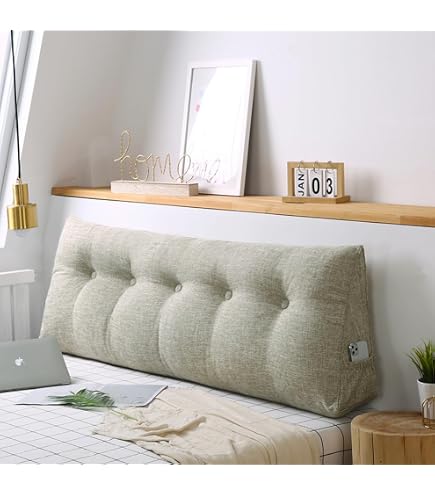 Amazon｜背もたれ クッション 90*50*20cm ベッド 三角クッション 三角