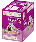 Amazon.co.jp: カルカン パウチ やわらかパテ 子猫用 60g×12袋 着色料