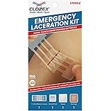 Clozex Emergency Laceration Kit - Repair Wounds Without Stitches. FDA Cleared Skin Closure Device for a Wound Up to 1 1/2 Inc