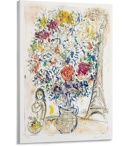 Amazon.co.jp: ポスター マルク シャガール Le Jardin De Saint Paul