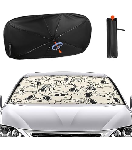 Amazon.co.jp: 車用サンシェード 傘型 折りたた式 スヌーピー 可愛い