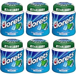 Amazon | クロレッツXP ボトルガム140g 6個セット (クリアミント 青