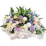 花由 お供え生花アレンジ ユリ入り Lサイズ 横長 ミックス