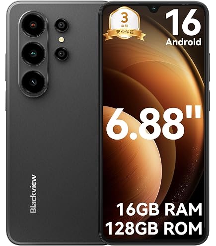 Amazon | Blackview Wave7C Android 16スマホ 日本版 SIMフリースマホ