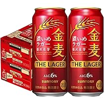 Amazon.co.jp: 金麦 ザ・ラガー 500ml 48本 [ サントリー ビール