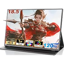 Amazon.co.jp: モバイルモニター 18.5インチ COOLHOOD 120Hz 1080P HDR