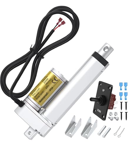Amazon.co.jp: リニアアクチュエータ 12V - 3000N/650ポンド | 4インチ